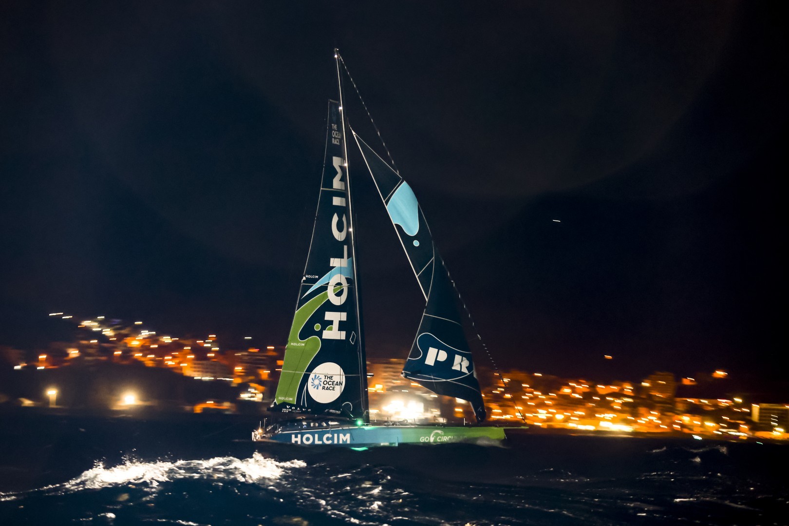 21 January 2023, Holcim - PRB Team, IMOCA winner of Leg 1, arrives to Cabo Verde.
© Sailing Energy / The Ocean Race