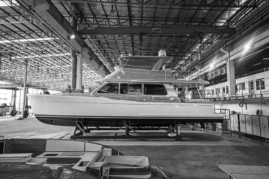 First photo of the GB54, under construction