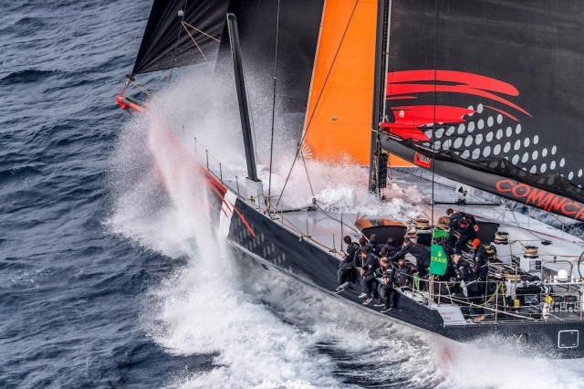 The canting keel maxi Comanche will be aiming to set a new race record in the 2022 RORC Transatlantic Race © ROLEX/Kurt Arrigo