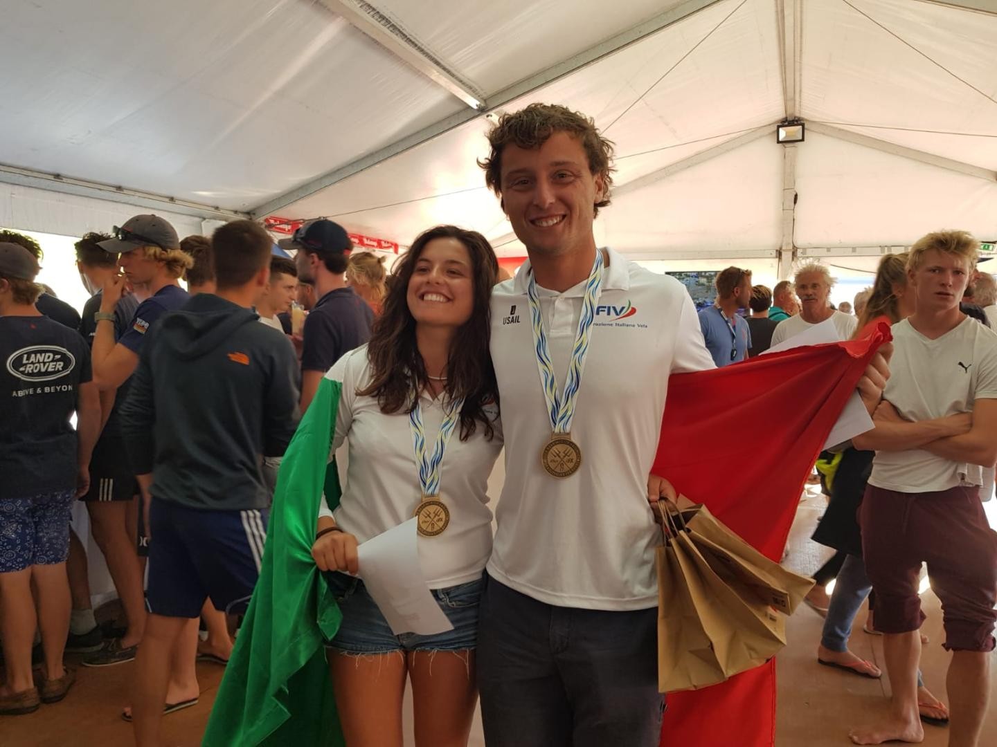 Gianluigi Ugolini e Maria Giubilei sono Campioni del Mondo Giovanili Nacra 17 a Marsiglia