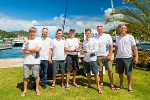 Peter Cunningham's MOD70 crew with Skipper Ned Collier Wakefield and the PowerPlay crew claim victory in the Multihull Class for the 5th edition of the race