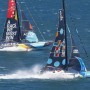The Ocean Race 2022-23 - 26 February 2023, Start of Leg 3 in Cape Town. Team Malizia & 11th Hour Racing Team.
© Sailing Energy / The Ocean Race