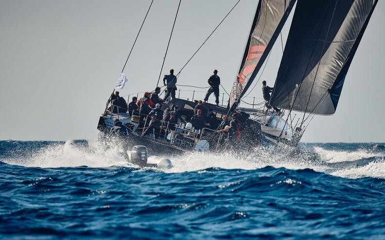 100ft Maxi Comanche is odds on for the double of Monohull Race Record and the IMA Trophy for Monohull Line Honours © James Mitchell/RORC