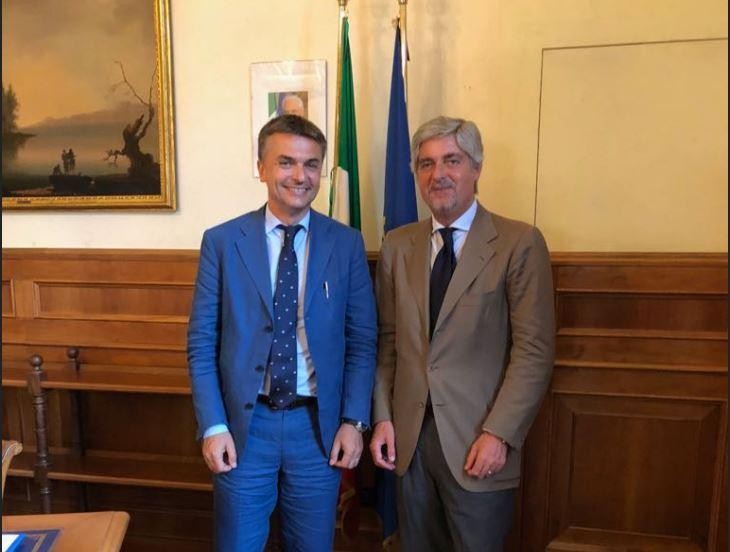 Il Presidente Mattioli incontra il Sottosegretario Rixi