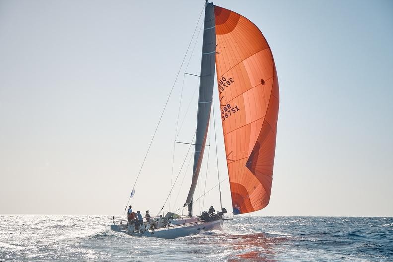 Mark Emerson's A13 Phosphorus II (GBR) is still estimated to be leading the class after IRC time correction in IRC Zero
