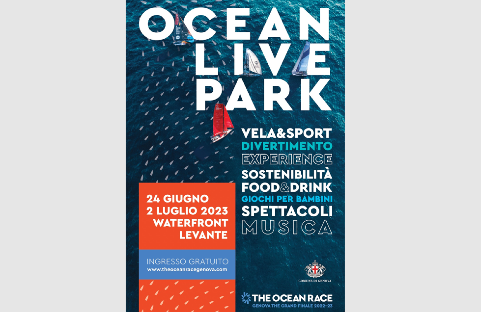 The Ocean Race Genova Ocean Live Park