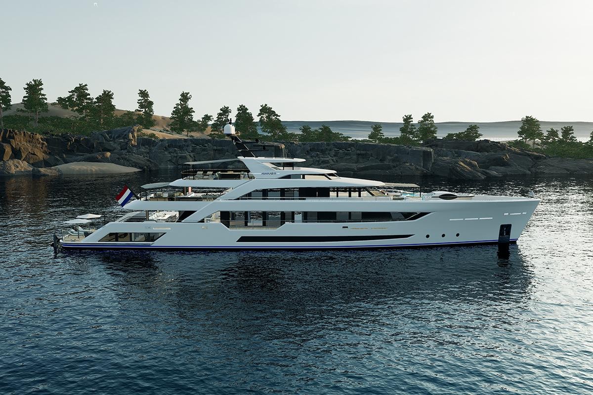 55m superyacht Al Waab II On time - On Schedule. Learn more with new video and images