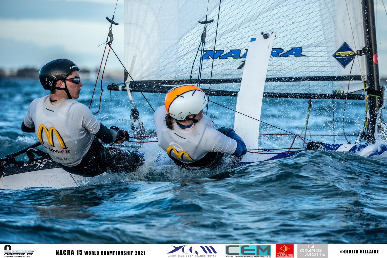 A full day of action at the Nacra 15 World Championships