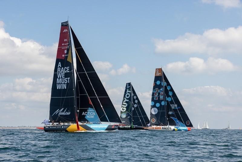 14 Sept 2022, IMOCA fleet racing at the Defi Azimut in Lorient, France © Alexander Champy-McLean / The Ocean Race