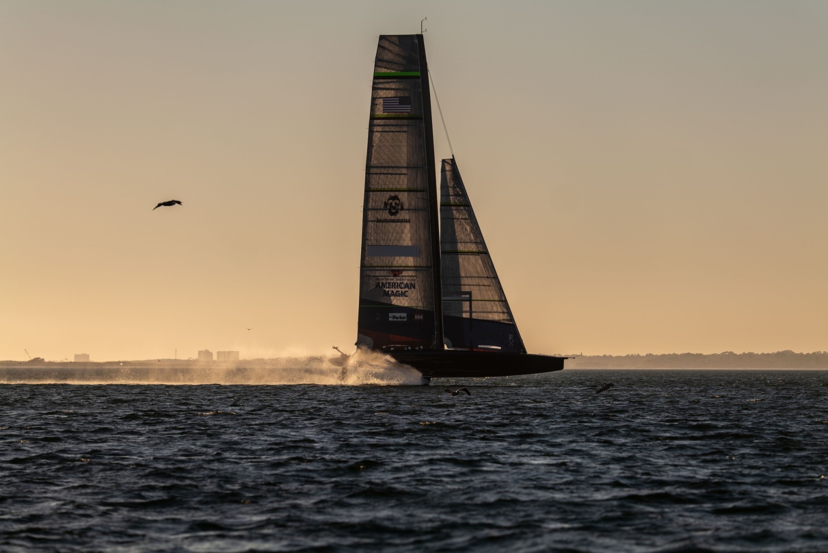 American Magic back out on the waters of Pensacola©Paul Todd / America’s Cup