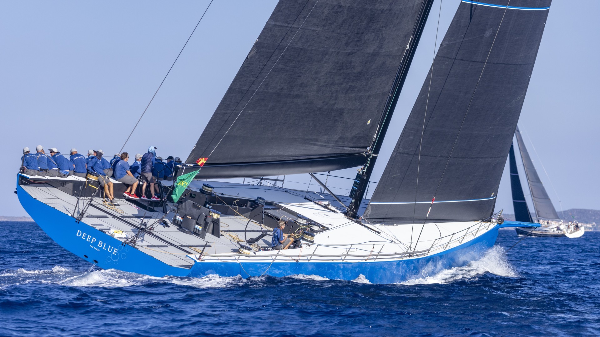 The state of the art Botin Partners 85 Deep Blue is making her debut at St Maarten Heineken Regatta, one of owner Wendy Schmidt and her team's favourite events. Photo: IMA / Studio Borlenghi.