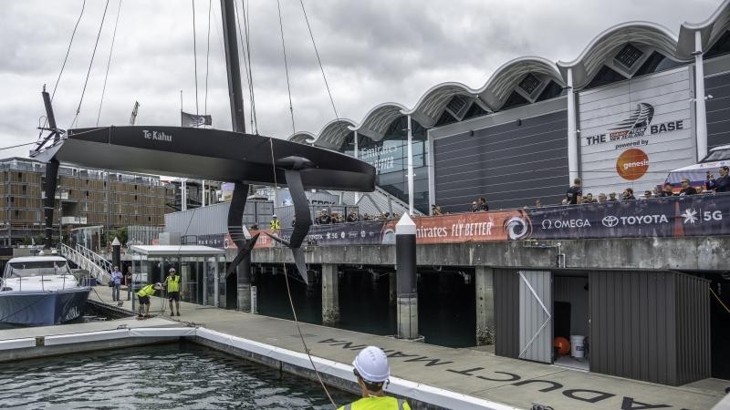 Emirates Team New Zealand revealed their new boat Te Kāhu