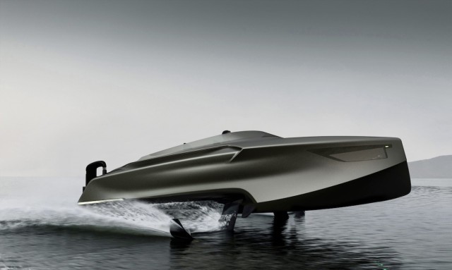 The Enata Group unveils sleek foiling yacht Vatoz