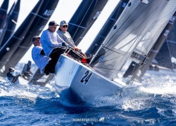 Epic opening day for 5.5 Metre World Championship in Porto Cervo