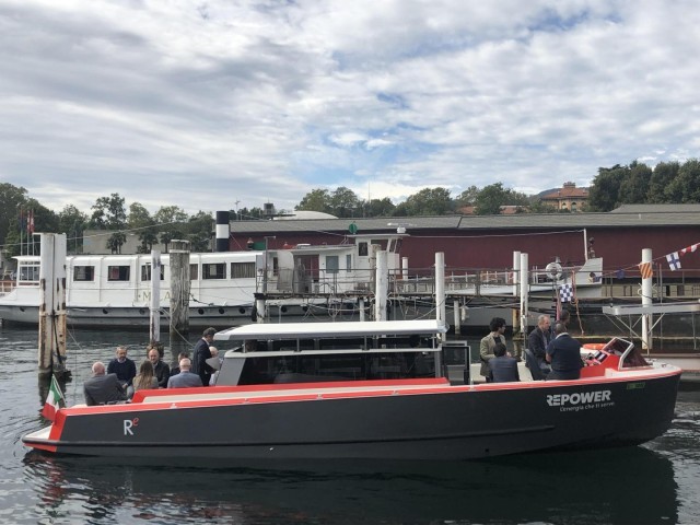 La nuova barca di Repower a Lugano