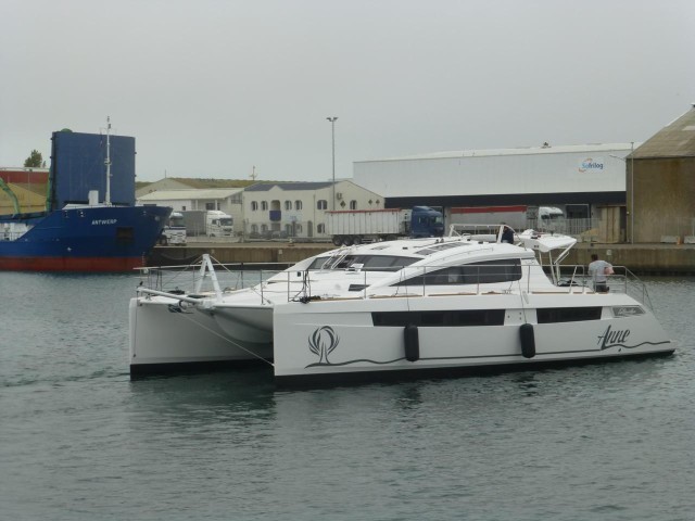 HanseYachts AG launches its first Privilège sailing catamaran into the water