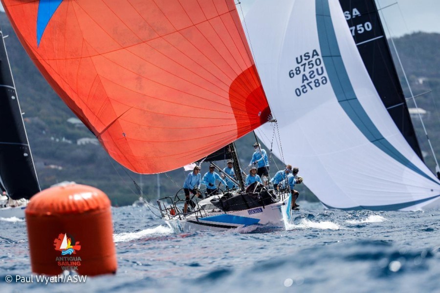 The overall winner of Antigua Sailing Week 2022 was Peter Corr's invincible team racing the King 40 Blitz