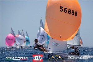 The second day of racing of the 420 World Championship 2021