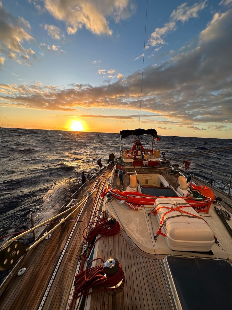 The Cape Town based AllSpice Yachting will cross the Atlantic to Europe where she will stay for a short refit before entering the 50th Fastnet Race prior to the OGR start. Photo: Allspice Yachting