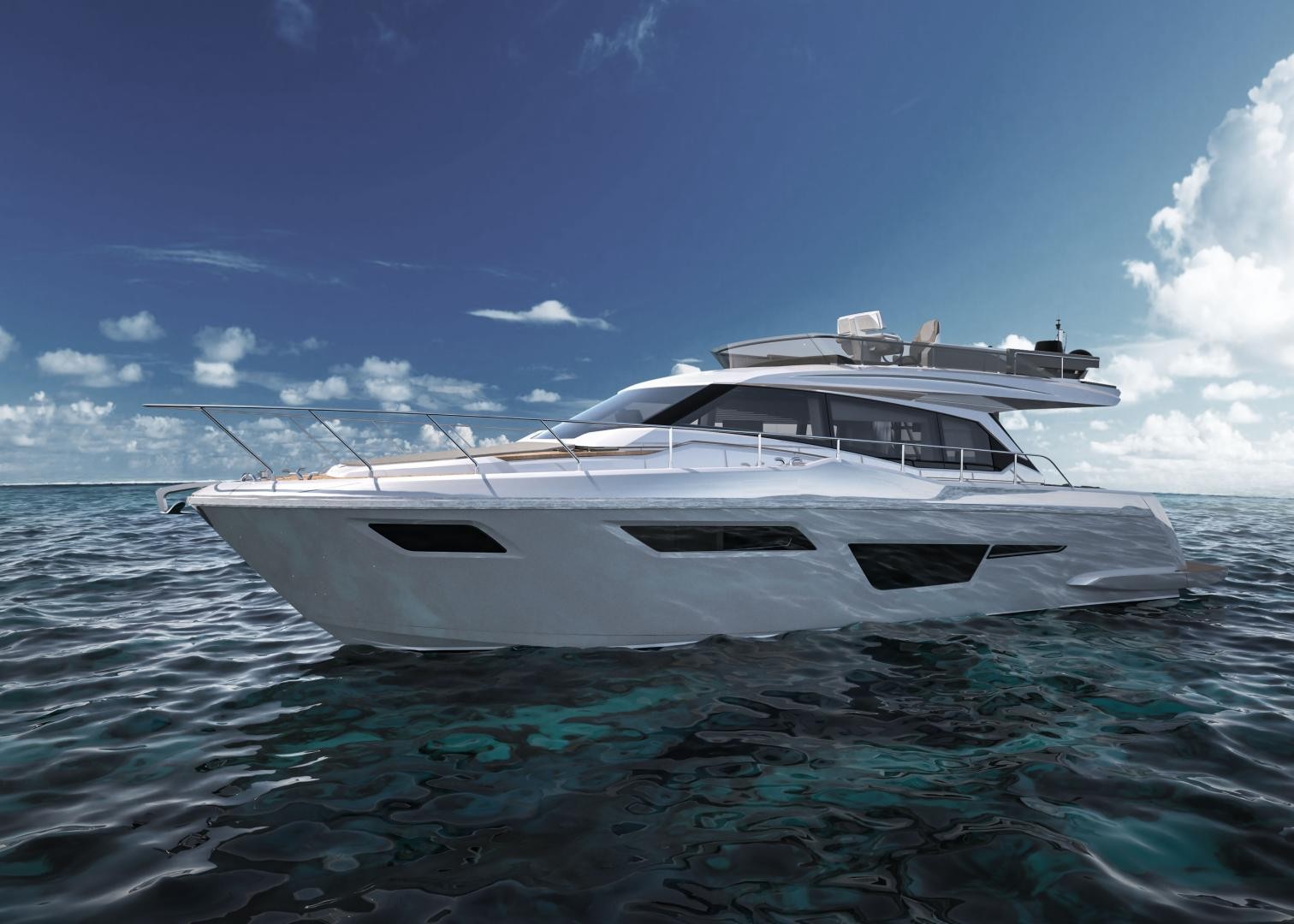 Ferretti Yachts 500 begins a new era, based on the Just Like Home