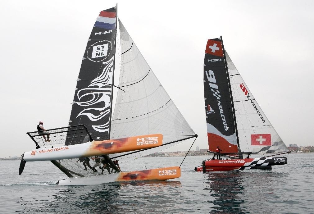 M32 European Series - Day 2, light breeze in Valencia today